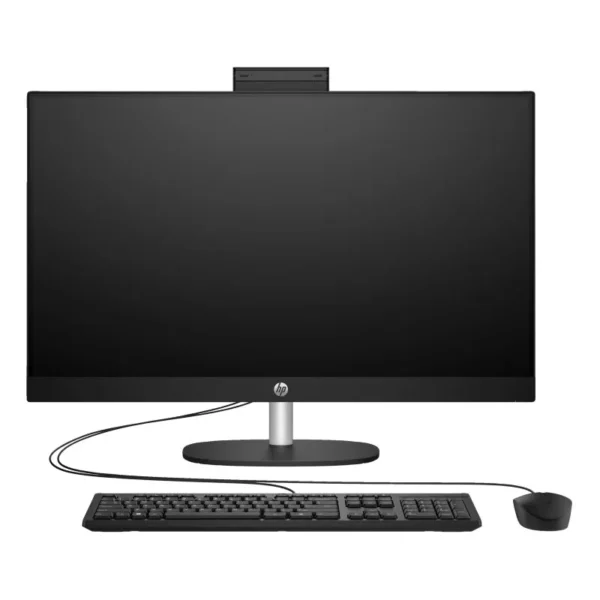 HP AIO 27-CR0011NE 27"TOUCH (JET BLACK) WIFI+BT, CORE I7 1355U, 8GB DDR4, NVME 512GB, USB KEYBOARD & MOUSE, INTEL IRIS XE,